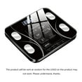 thumbnail image 2 of Báscula Inteligente de Grasa Corporal MatsuSakura, Modelo Compacto 290x260mm en Negro Caballero, Funciona con Baterías (No Incluidas), Ideal para Monitoreo de Salud y Fitness en Casa., 2 of 5