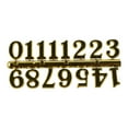 thumbnail image 4 of 1set DIY Clock Numbers Roman Numerals For Quartz Needle Wall Clocks Replacement Repair Parts Arabic Number Quartz Clock Parts, 4 of 8