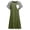 Army Green, variant on ZVNAΖH Women's Maternity Nursing Dress, Colorblock Raglan Sleeve Breastfeeding Knee Length Dress with Hidden Zipper for Pregnancy, S-2XL
