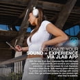 thumbnail image 5 of JLab JBuds Lux ANC Auriculares inalámbricos, Blanco nube, Cancelación activa de ruido híbrida, Sonido personalizable, Compatible con audio espacial, Auriculares Bluetooth supraaurales premium, 5 of 5