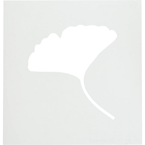 Stencil1 Leaf Silhouette 6 Stencil Art Craft 5.75" x 6"