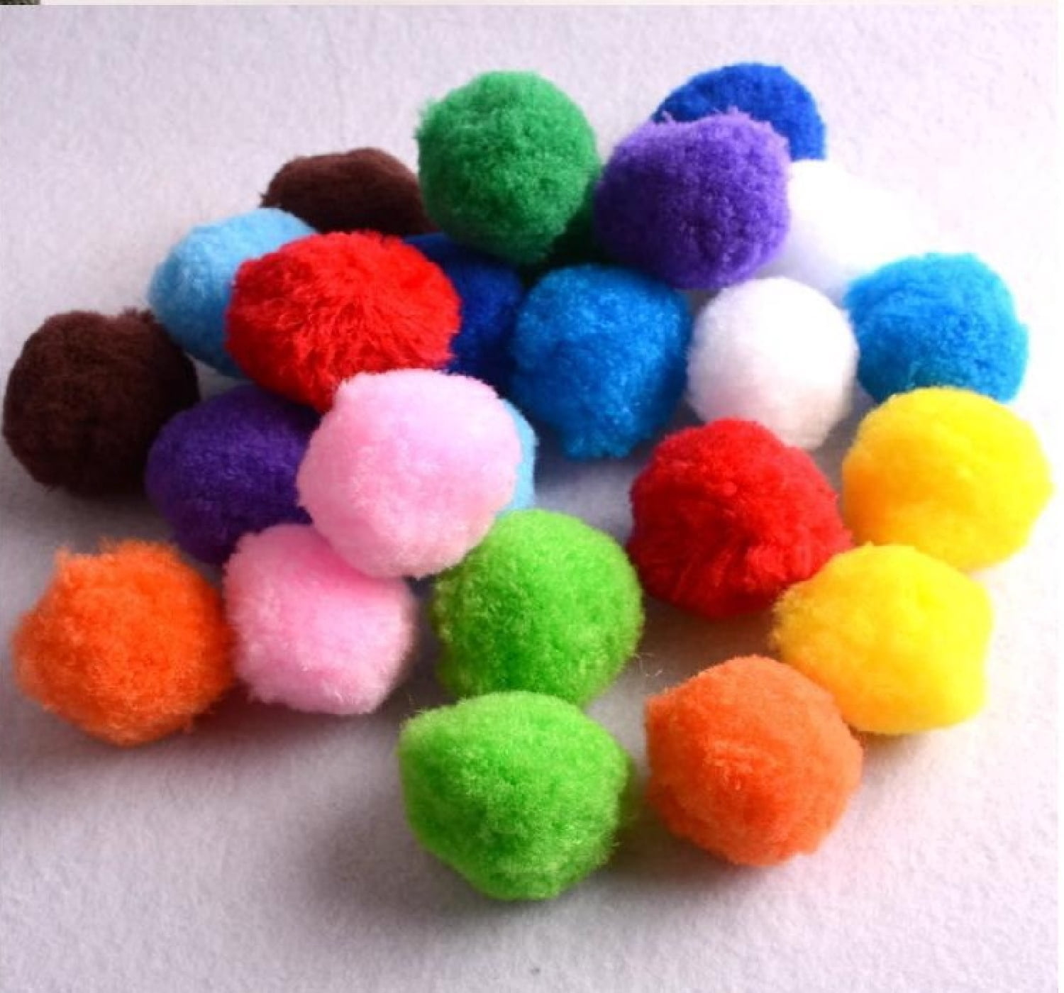 2 Inch Craft Pom Poms,TGY 72 Pcs Arts and Crafts Pom Poms,Soft Fuzzy Pom Poms Balls for DIY Decorations
