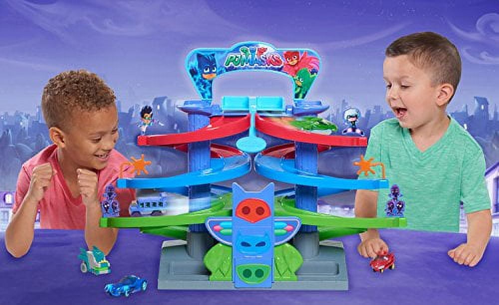 PJ Masks Spiral Die Cast Playset, Multi-color, Model:24891