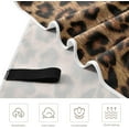 thumbnail image 2 of Dreamtimes Leopard Print Beach Towel,Absorbent Quick Dry Sport Towel Oversized Lightweight Soft Bath Towel for Travel Sports Pool Swimming Bath Camping 30x60in, 2 of 7