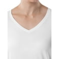 thumbnail image 4 of Athletic Works Women's Core Active Short Sleeve V-Neck T-Shirt, Sizes XS-3X, 4 of 7