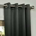thumbnail image 3 of Jet Black Grommet Blackout Room Darkening Curtain (1 Panel), Jet Black, 50W X 108L, 3 of 6
