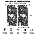 thumbnail image 2 of Blackout Kids Curtains,Halloween Doodle Elements Childrens Insulated Curtains Set Of 2,Bedroom Essentials,Toddler Room Decor 42"x84", 2 of 5