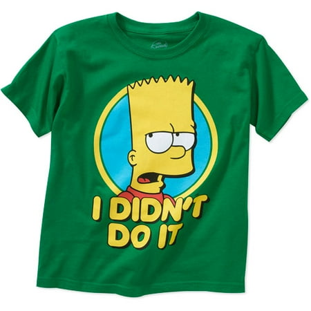 Boys' Bart Simpson Graphic Tee
