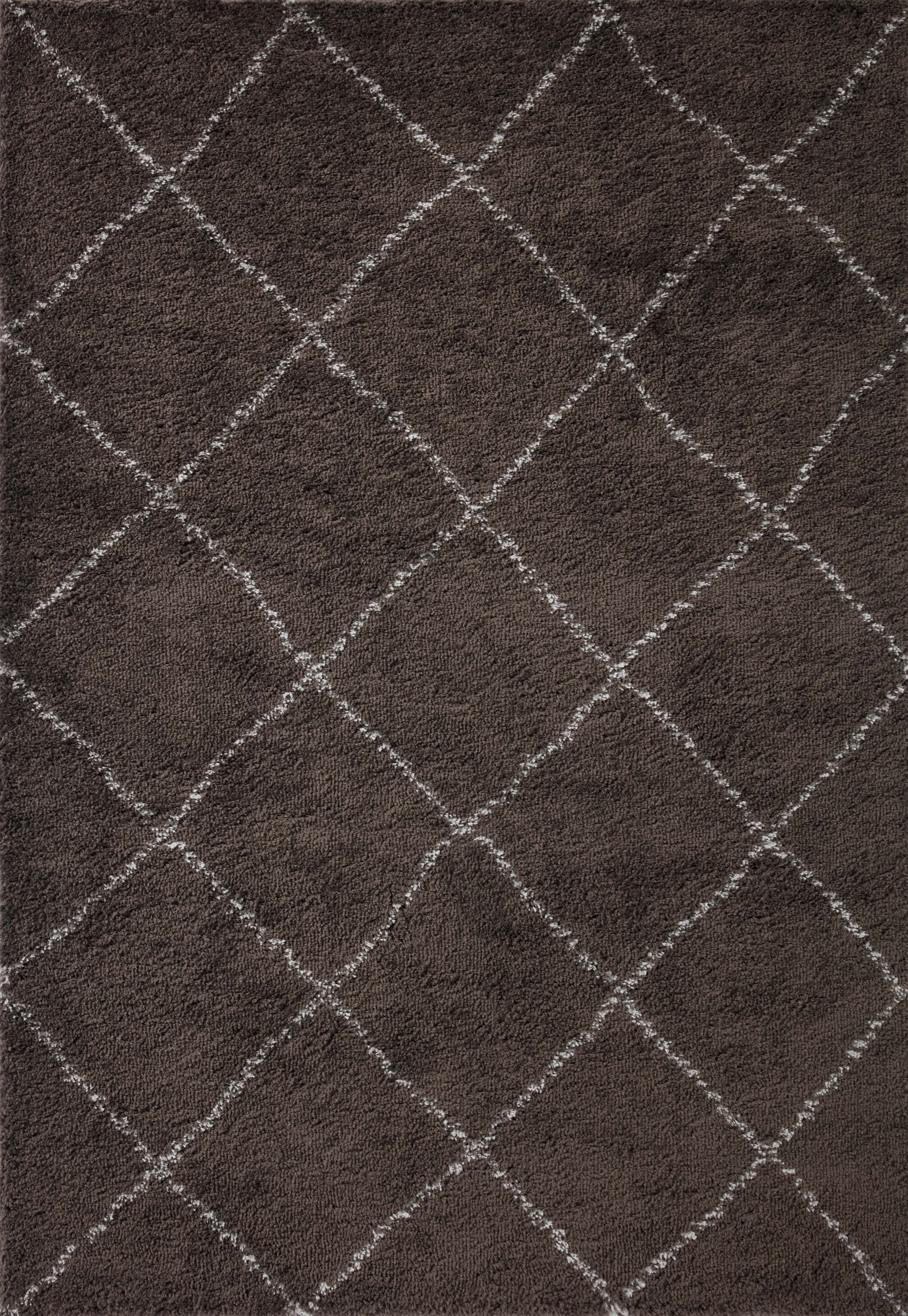 Loloi Bliss Shag Bark / Grey 3'11" X 6' Area Rug