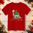 thumbnail image 6 of NOLDARES Christmas Shirt Toddler Boy Girl Merry Christmas Tshirt Xmas Graphic Tees Holiday Short Sleeve Tops,Size 1-2 Y, 6 of 6