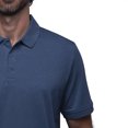 thumbnail image 3 of Playera Polo Para Hombre De Algodón Pima y Tela Spandex Unbranded Co  Polo Shirt Indigo S, 3 of 6