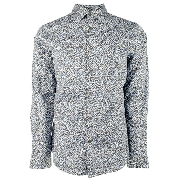 Men's Stretch Slim Fit Long Sleeve Shirt CNvy Small