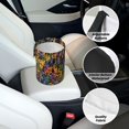 thumbnail image 6 of Round Car Trash Can 7×5.9in Waterproof, Durable, Not Easy To Fade, Easy To Install And Disassemble To Prevent Interior Pollution Flowers (5), 6 of 7