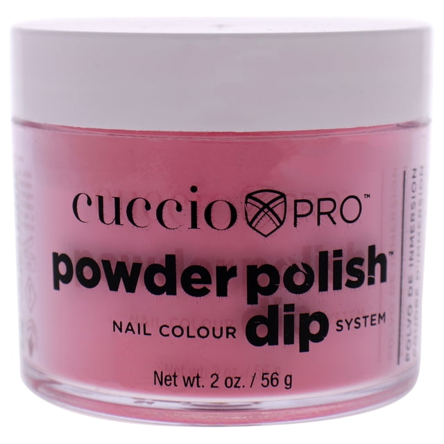 Polvo de uñas Cuccio Pro Powder Polish Nail Colour Dip System - Passionate Pink Nail Powder Dama 2 oz