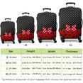 thumbnail image 5 of Luggage Cover Protector Washable Suitcase Cover Baggage Covers Fit 18-20 Inch Luggage (Red Bow), 5 of 6