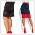thumbnail image 3 of Femmes Élégantes Formelle Stretch Taille Haute Courte Dentelle Robe Crayon, 3 of 5