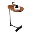 thumbnail image 2 of Couch Side Tables That Slide Under, Snack Side Tables C Shaped End Table For Couch C Shaped Side Table Wood Grain Small Bedside Tables For Sofa, Hotel, Living Room,, 2 of 7