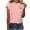 Pink, variant on Womens Cute Heart Graphic T Shirts Crew Neck Short Sleeve Casual Summer Tops Fashion Street Tee Shirt Valentine's Day Tees Black S