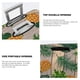 thumbnail image 3 of Fotbe Pineapples Palm Leaves Funda Protectora para Equipaje, Antirrayones y Resistente a la Suciedad, Compatible con Maletas de 18 a 32 Pulgadas-X-Large, 3 of 7
