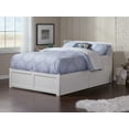thumbnail image 6 of Orlando Platform Bed with Flat Panel Foot Board and 2 Urban Bed Drawers, Multiple Colors, Multiple Sizes, 6 of 8