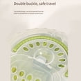 thumbnail image 4 of maskred Cage pour Hamster, Boîte de Transport pour Souris, Multicolore, Transparent, Double Couche, Multifonctionnel, Orange, 4 of 6