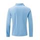thumbnail image 5 of Camiseta de manga larga con solapa para hombre - Camisetas lisas informales para las fiestas - Tejido de poliéster - Tallas S-XXXL, 5 of 5