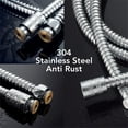 thumbnail image 5 of Shower Hose 79 Inch Long Shower Hose Explosion Proof Stainless Steel Inlet Hose, 5 of 5