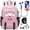 Color3, variant on Student Cinnamo_roll School Knapsack Waterproof Laptop Backpack with USB Charging Port Lightweight Bookbag for Teen