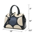 thumbnail image 6 of Style Strategy patent leather 2in1 purses for women handbag with kiss lock Satchel pattern Shoulder crossbody bags for women, 6 of 7