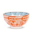thumbnail image 1 of Abbott Collection AB-27-RAMEN-246 6 in. Porcelain Deep Bowl, Orange & Blue, 1 of 1