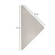 thumbnail image 5 of Tablero triangular JShteea para exteriores malla plegable plateada, 5 of 8