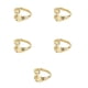 thumbnail image 5 of Anillo De Tensión De Ganchillo, Anillo De Tensión De Hilo De Ganchillo De Acero Inoxidable, Forma De Pavo Real Ajustable Para Tejer, 5 of 7