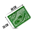 thumbnail image 2 of Adorno de Papel Picado Fiestas Patrias Tricolor 10 Tiras Artemex 5m Durabilidad 3 meses Calado a mano 100% artesanal, 2 of 5