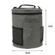 thumbnail image 3 of Bolsa De Almacenamiento De Lana Bolsa de almacenamiento para tejer DIY, bolsa de hilo portátil, organizador de ganchos de ganchillo (gris), 3 of 3