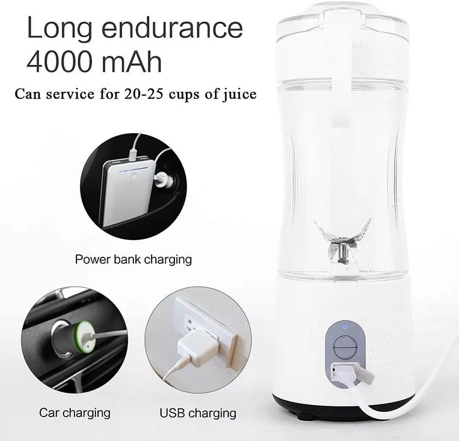 Personal Blender for Smoothies and Shakes, BPA free, 13.05 oz, Strong Blending Power- Kr8 Blend Christmas Gift