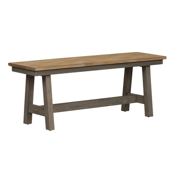 Lindsey Farm Light Gray Backless Bench (RTA)
