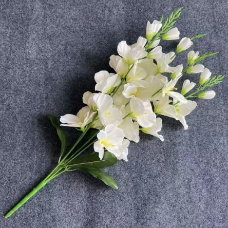 Juego de 5 piezas - Gladiolos, flores artificiales de seda for bodas, salones y decoración del hogar; flores artificiales.