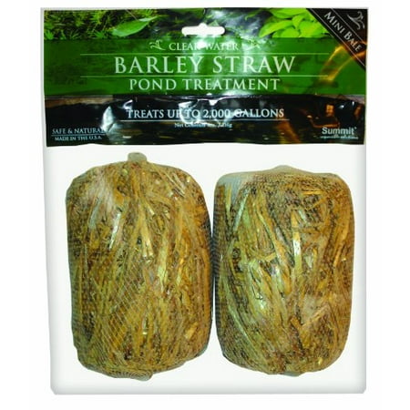 Microbe Lift Concentrated Barley Straw Summit 125 Clear-Water Barley Straw Bales, 2-Pack Treats up to 1000-Gallon - 2Pack ()