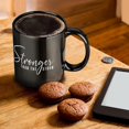 thumbnail image 7 of Stronger Than The Storm Self Love Positive Funny Coffee Mug - Best Dad & Mom Gifts, Gag Father'S Day Mothers Day Present Idea From Daughter, Son, Kids, Black 11 Oz, 7 of 7
