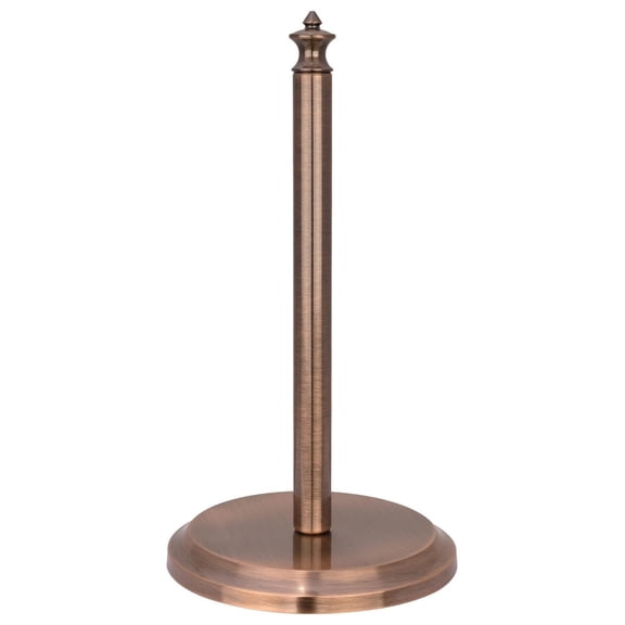 Paper Towel Holder Roll Dispenser Stand for Kitchen Countertop & Dining Room Table 14" Height (Antique Copper)