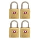 thumbnail image 1 of Candado Brinks Latón Macizo 22 mm Keyed Lock 4 Unidades, 1 of 8