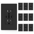 thumbnail image 1 of Salidas USB ELEGRP, 30 W, 6 amperios, USB C, 3 puertos, toma de pared, paquete de 10, 1 of 7