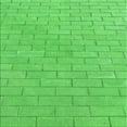thumbnail image 1 of Ahgly Company Indoor Square Patterned Neon Green Area Rugs, 4' Square, 1 of 6