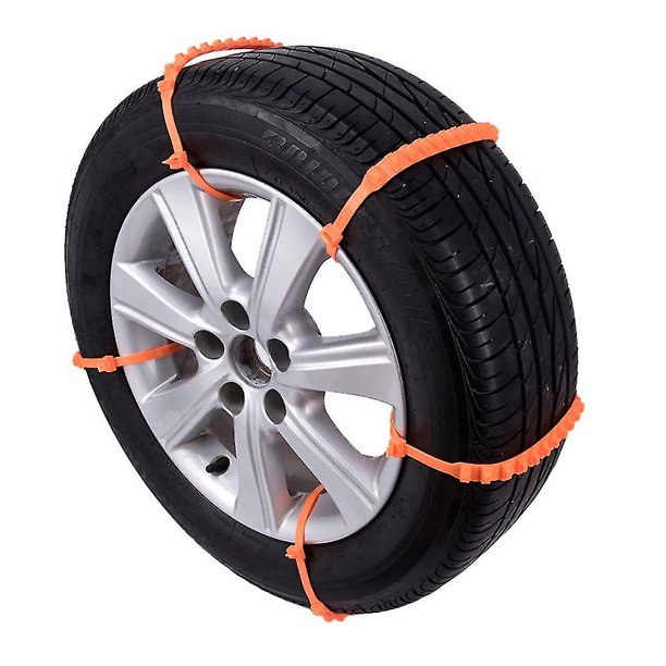 10 Uds. De neumáticos de invierno para coche, cadenas para nieve, cadenas antideslizantes para neumáticos de nieve, cinturón de Cable para neumáticos, cadena de emergencia para exteriores de invierno LingWen 9024715797926