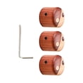 thumbnail image 2 of 3 perillas de volumen de madera para guitarra, perillas profesionales de control de velocidad para bajos. B, 2 of 9