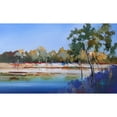thumbnail image 3 of Penny, Craig Trewin 14x10 Black Modern Framed Museum Art Print Titled - Late Night, The Murray 2, 3 of 5