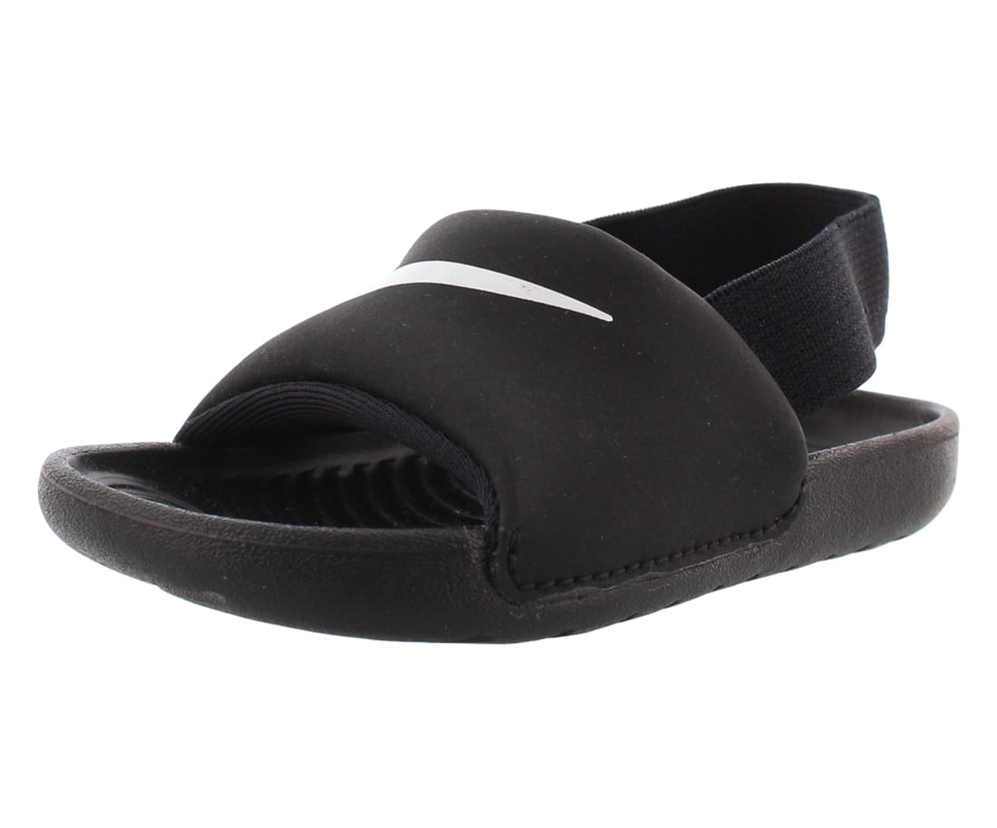 nike kawa slide all black