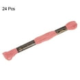 thumbnail image 3 of Unique Bargains Dark Pink Embroidery Floss, 8m - 24 Skeins, 3 of 6