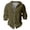 Army Green, variant on Boys Hooded Linen Button Down Shirt, Long Sleeve Casual Summer Blouse, Breathable Solid Color Beach Shirt for Kids(Light Purple,10-11 Years)