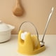 thumbnail image 4 of Toystoory Estante de almacenamiento para tapa de olla, estante de cubierta de cocina antideslizante de plástico, colgador de pared de cocina en amarillo, 4 of 6